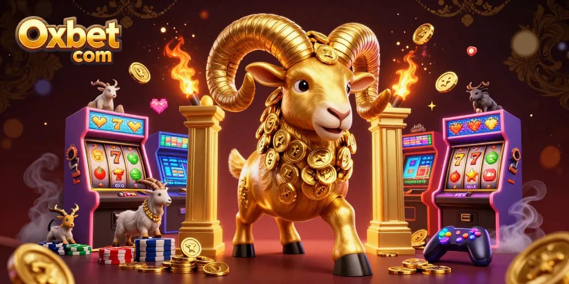 Play exciting casino games with Oxbet com's vibrant and engaging 3D illustration