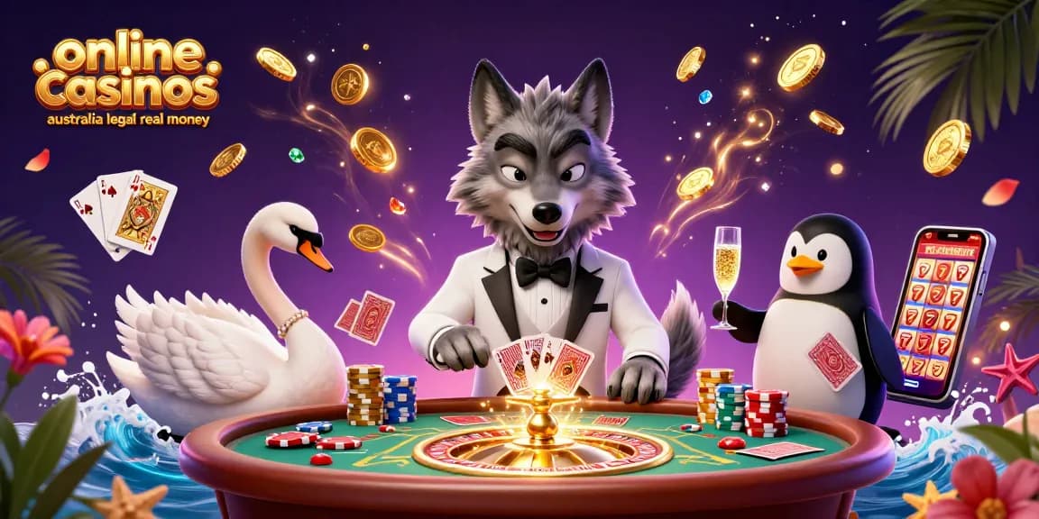 Engage in online casinos australia legal real money excitement with vibrant 3D casino characters and games.