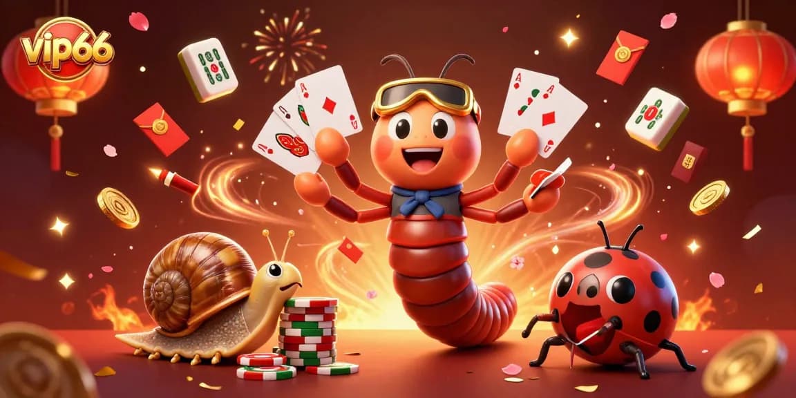 Experience thrilling games at vip66 with a festive casino atmosphere and exciting characters.