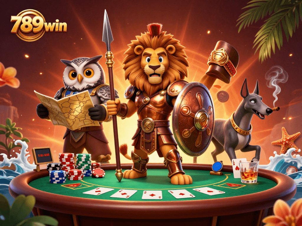 Engage with thrilling poker at 789win featuring dynamic gaming elements and characters