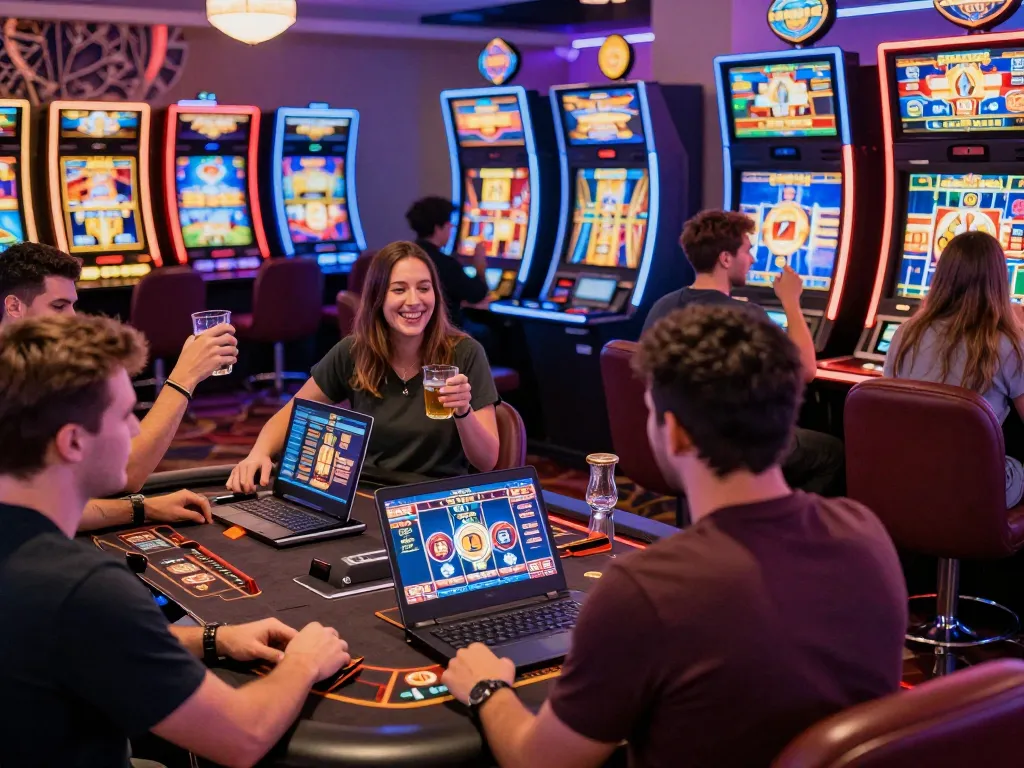 Exciting online casino experience showcasing players enjoying MM88 games with vibrant atmosphere.
