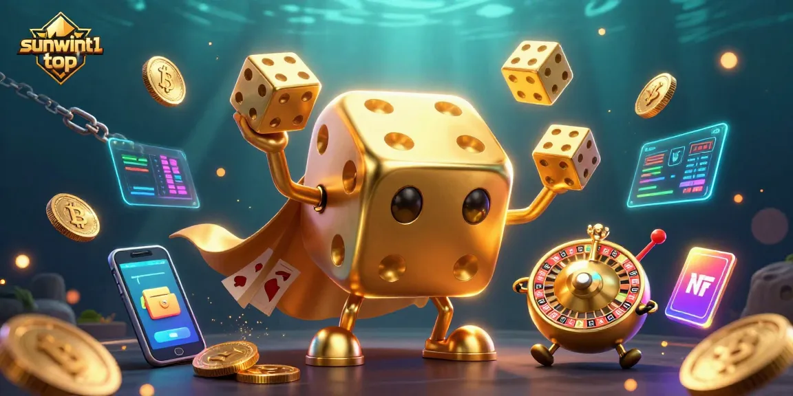 Experience thrilling gaming at sunwint1 top with vibrant 3D casino characters and elements.