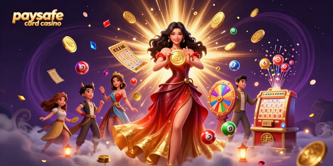 Erlebe die Aufregung des Paysafe Card Casinos mit einer atemberaubenden Visualisierung eines Gewinnmoments, das lebendige Spielelemente und beeindruckende Charakterdetails zeigt.