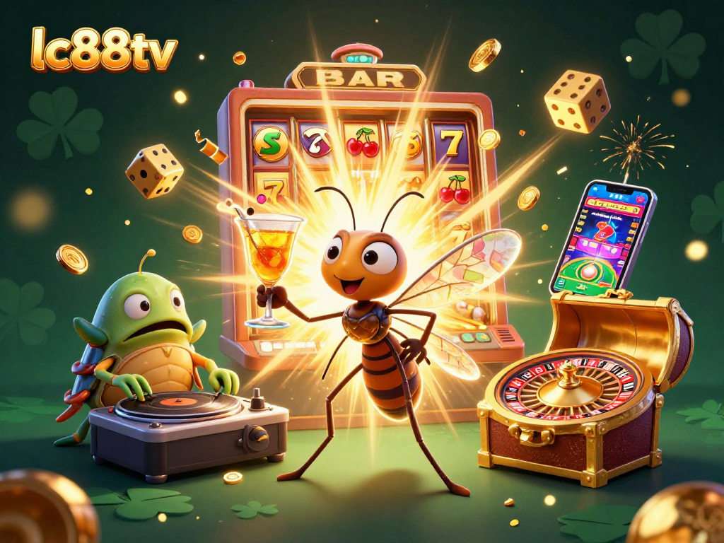 Spin and win at lc88tv with vibrant casino elements and dynamic characters.