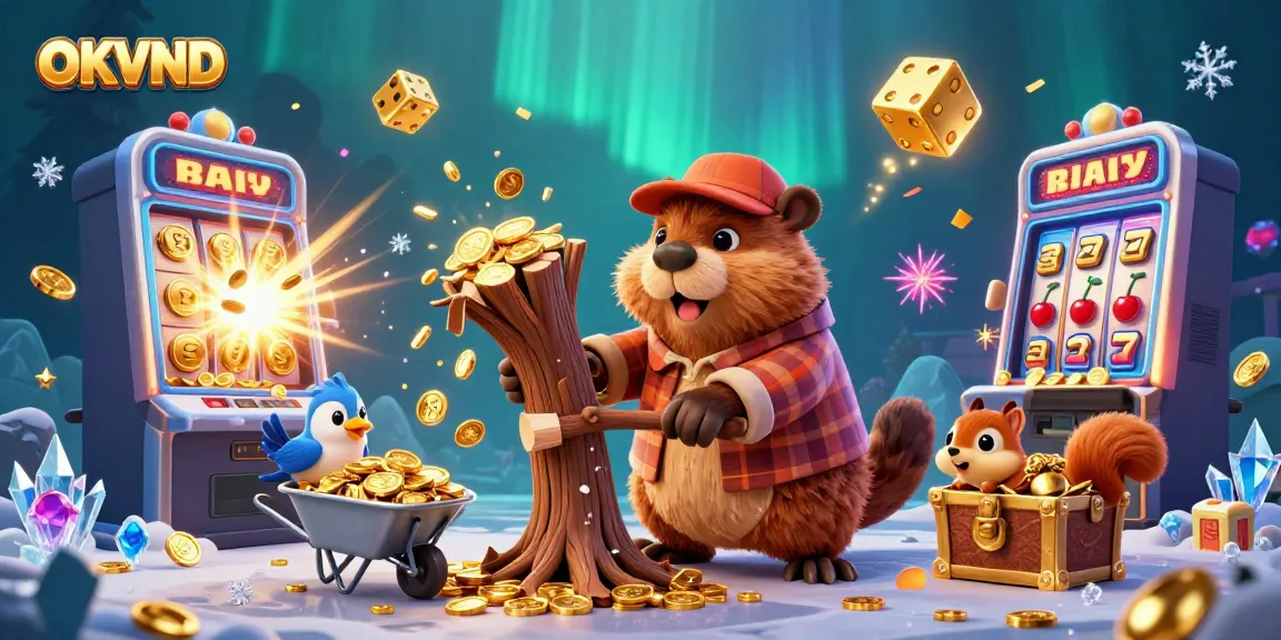 Join the fun at OKVND, where gold coins rain down as you play thrilling casino games.