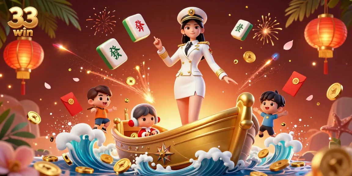 Experience the vibrant excitement of 33 win with a lively 3D casino scene featuring dynamic elements and captivating visuals.