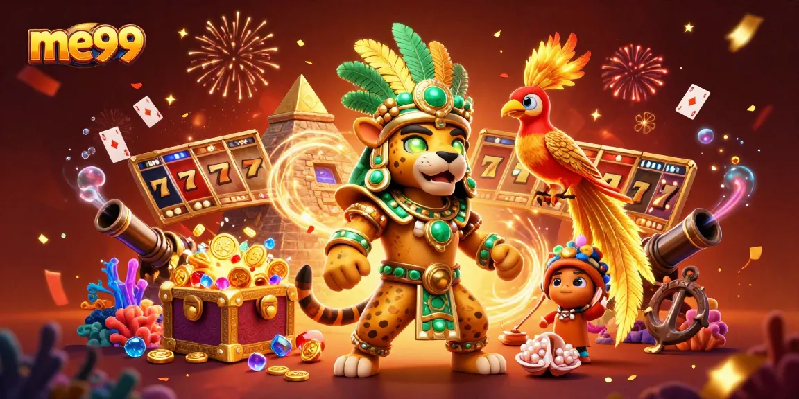Spin to win with me99's colorful slot games and immersive casino action.