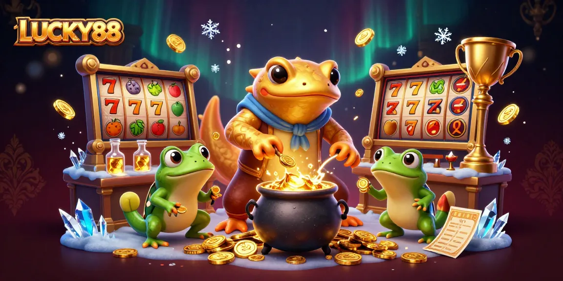 Spin the reels of LUCKY88 and immerse in a captivating casino adventure with vibrant characters.