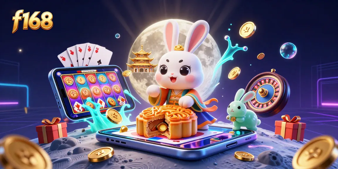 Join the fun at f168 with the moon rabbit gaming on vibrant slot reels filled with excitement!