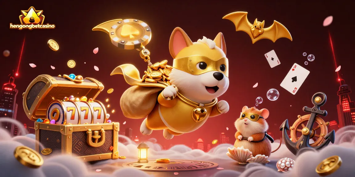 Engage in excitement with hengongbetcasino as a superhero dog and sidekick ride through a casino adventure!